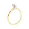 Image 4 : 0.25 ctw Diamond Solitaire Ring - 14KT Yellow Gold