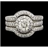 Image 2 : 1.90 ctw Diamond Ring - 18KT White Gold