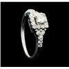 Image 4 : 0.60 ctw Diamond Ring - 14KT White Gold