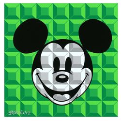 8-Bit Block Mickey (Green)