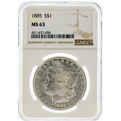 1885 NGC MS63 Morgan Silver Dollar