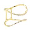 Image 1 : 0.15 ctw Diamond Ring - 14KT Yellow Gold