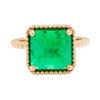 Image 2 : 5.09 ctw Emerald Ring - 14KT Rose Gold