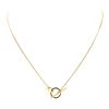 Image 1 : Toggle Necklace - 14KT Yellow Gold