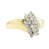 Image 1 : 0.75 ctw Diamond Ring - 14KT Yellow Gold