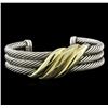 Image 1 : David Yurman Sterling Silver and 14KT Yellow Gold Bracelet
