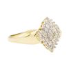 Image 1 : 0.50 ctw Diamond Cluster Ring - 10KT Yellow Gold