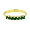 Image 2 : 0.50 ctw Emerald Ring - 18KT Yellow Gold