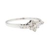 Image 1 : 0.25 ctw Diamond Ring - 14KT White Gold