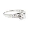Image 1 : 0.33 ctw Diamond Ring - 14KT White Gold