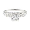 Image 2 : 0.33 ctw Diamond Ring - 14KT White Gold