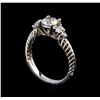 Image 4 : 0.90 ctw Diamond Ring - 14KT White Gold