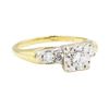 Image 1 : 0.28 ctw Diamond Ring - 14KT Yellow Gold