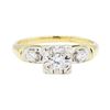 Image 2 : 0.28 ctw Diamond Ring - 14KT Yellow Gold