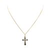 Image 1 : Cross Pendant - 10KT and 18KT Yellow Gold