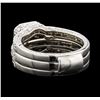 Image 3 : 1.53 ctw Diamond Ring - 18KT White Gold