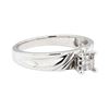 Image 1 : 0.10 ctw Diamond Ring - 10KT White Gold
