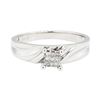 Image 2 : 0.10 ctw Diamond Ring - 10KT White Gold