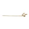 Image 1 : Pearl Stick Pin - 10KT Yellow Gold