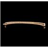 Image 3 : 1.85 ctw Diamond Bangle Bracelet - 14KT Rose and White Gold
