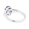 Image 3 : 1.81 ctw Sapphire And Diamond Ring - 14KT White Gold