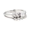 Image 1 : 0.50 ctw Diamond Ring And Attached Band - 14KT White Gold
