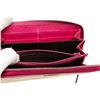 Image 8 : Gucci Beige Gold Monogram Canvas Pink Zipper Wallet