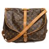 Image 1 : Louis Vuitton Monogram Canvas Leather Saumur 35 cm Messenger Bag