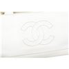 Image 5 : Chanel White Caviar Leather Double Handle Shoulder Bag