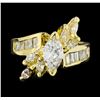 Image 2 : 2.00 ctw Diamond Ring - 14KT Yellow Gold