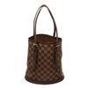 Image 1 : Louis Vuitton Damier Ebene Canvas Leather Bucket Marais PM Bag
