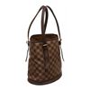Image 2 : Louis Vuitton Damier Ebene Canvas Leather Bucket Marais PM Bag