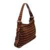 Image 2 : Kooba Brown Leather Rope Woven Studded Hobo Shoulder Bag