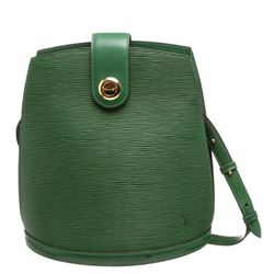 Louis Vuitton Green Epi Leather Cluny Shoulder Bag