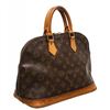 Image 2 : Louis Vuitton Monogram Canvas Leather Alma MM Handbag