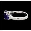 Image 3 : 2.59 ctw Tanzanite Ring - Platinum