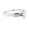 Image 1 : 0.25 ctw Diamond Engagement Ring - 14KT White Gold