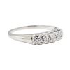 Image 1 : 0.10 ctw Diamond Ring - 14KT White Gold