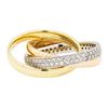 Image 2 : 0.59 ctw Diamond Ring - 14KT Yellow, White, And Rose Gold