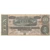 Image 1 : 1864 $10 The Confederate States of America Note T-68 CC