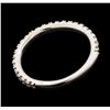 Image 3 : 0.38 ctw Diamond Band - 18KT White Gold