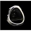 Image 3 : Classic Sterling Silver Skull Ring