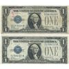 Image 1 : 1928 $1 Silver Certificate Currency Lot of 2