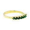 Image 1 : 0.50 ctw Emerald Ring - 18KT Yellow Gold