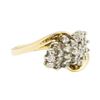 Image 1 : 0.50 ctw Diamond Ring - 14KT Yellow Gold