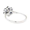 Image 3 : 0.40 ctw Sapphire and Diamond Ring - 14KT White Gold