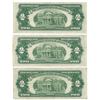 Image 2 : (3) 1953 $2 Legal Tender Star Notes