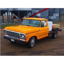 1979 Ford F250 Custom Yellow Service Truck