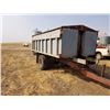 Image 1 : 350 Bu Single Axel, Hoist End Dump, Pintle Hitch, Grain Trailer