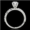 Image 2 : 1.4 CTW H-SI/I Certified Diamond Solitaire Ring 10K White Gold - REF-156R4K - 34871